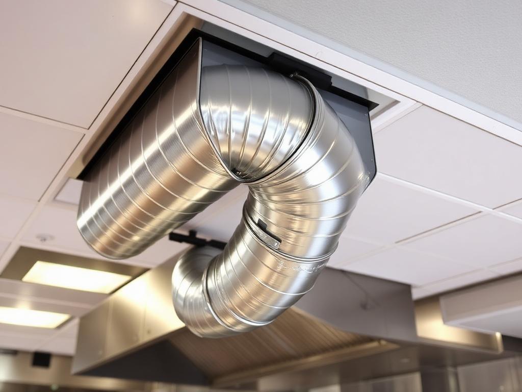 Commercial grease duct system installation